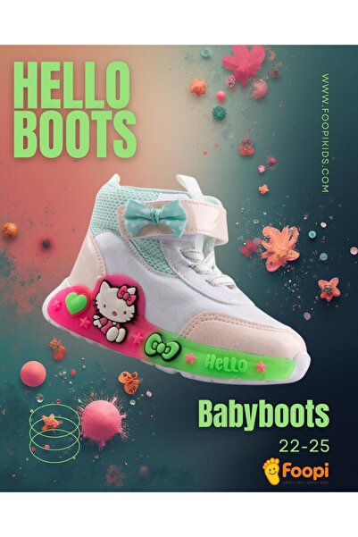 foopi Hello Işıklı Kız Çocuk Botu 22-25