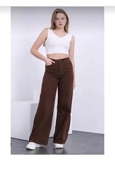 Semesia Brown Palazzo Jean