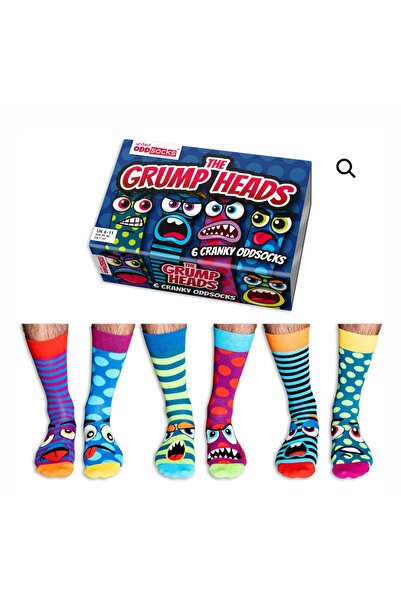 Cemce Butik Чорапи от 6 части с шарени райета, спортни, забавни, анимационни, многоцветни, унисекс, мъже и жени