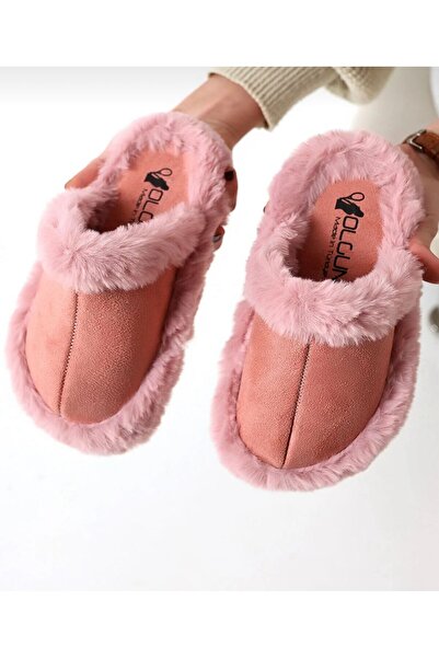 w white stars sports & wear Fl-11 Pink Winter Silent House Slippers