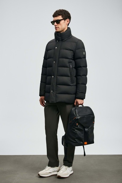 Lufian 112120255 Rıld Goose down Men's Coat Black