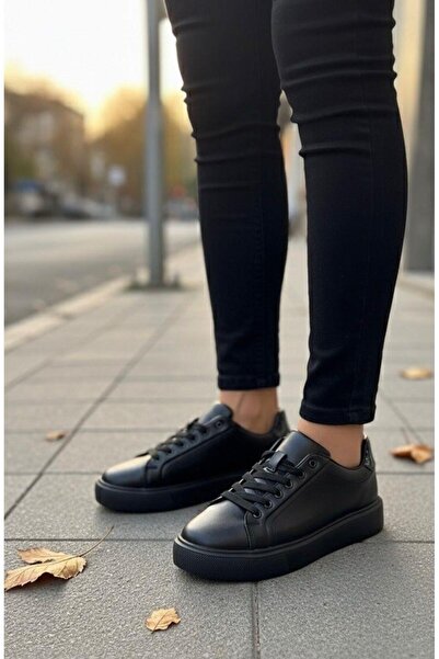 homiro Чоловічі чорні кросівки на шнурівці зі спортивною підошвою