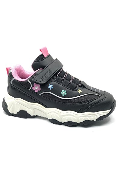 KOCAMANLAR Cool Bella D-Lites Sneaker Orthopedic Children's Sports Shoes Black