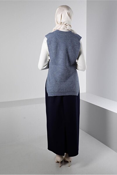 Alvina SIDE BUTTONED KNITWEAR SUEVETER 43245