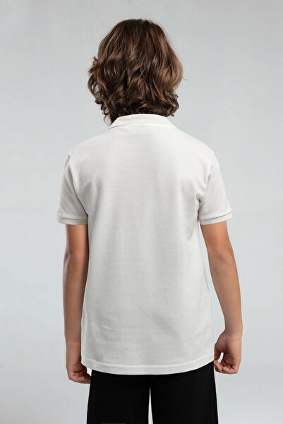 Kappa Ανδρικό μπλουζάκι πόλο λευκό