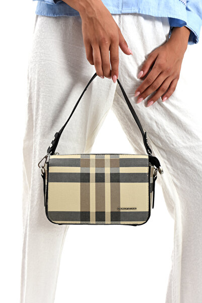 Just Polo حقيبة كتف نسائية منقوشة للموسم الجديد