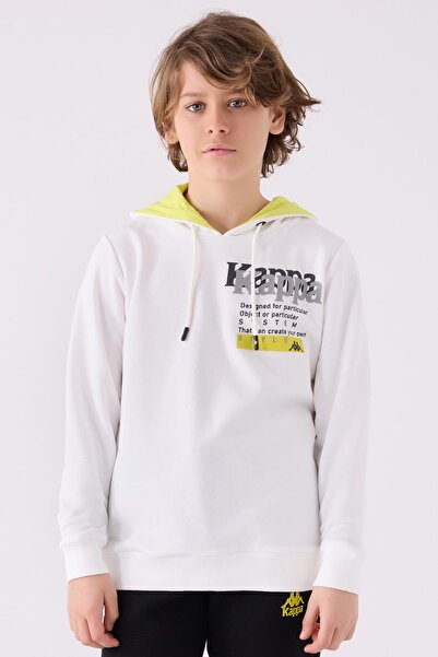 Kappa Boy's White Sweatshirt