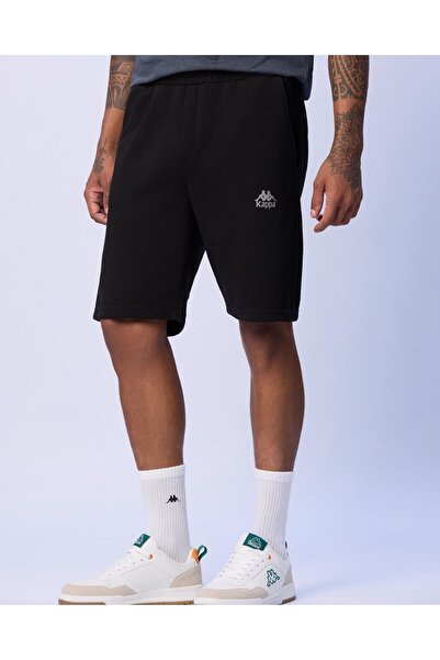 Kappa Gianni Short Erkek Siyah Comfort Fit Şort