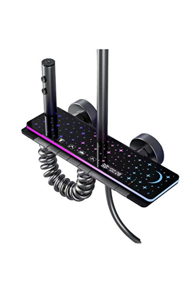 Sanlux Set de duș Galaxy – cu efect LED, Display si 4 functii de spalare, MTZ4