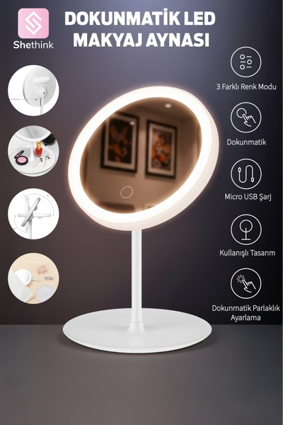 SHETHINK DOKUNMATİK LED MAKYAJ AYNASI MU30