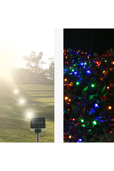 Sanlux Solar installation 10 m with 100 LEDs, for outdoor use, multicolor