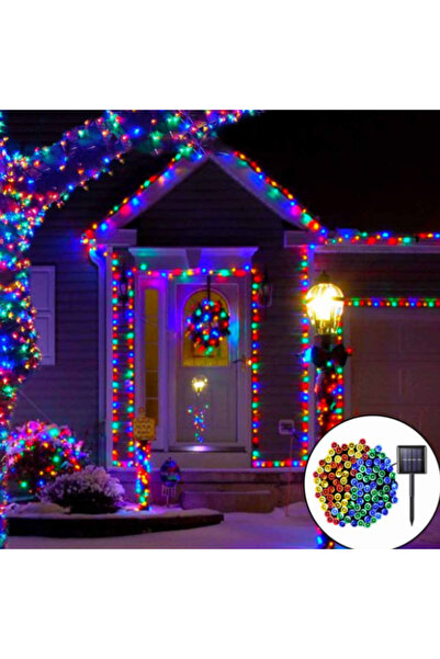 Sanlux Instalatie solara 30 metri, 300 LED, multicolor