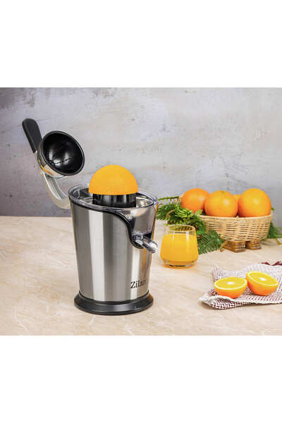 Zilan Storcător de citrice din oțel inoxidabil ZLN1765, antiderapant, 2 conuri de dimensiuni diferite