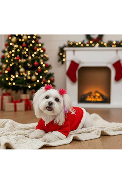 Buddy Store Yılbaşı Kıyafeti Elbisesi kıyafetleri - Kedi Ve Köpekler İçin Mutlu Noeller (NOEL)