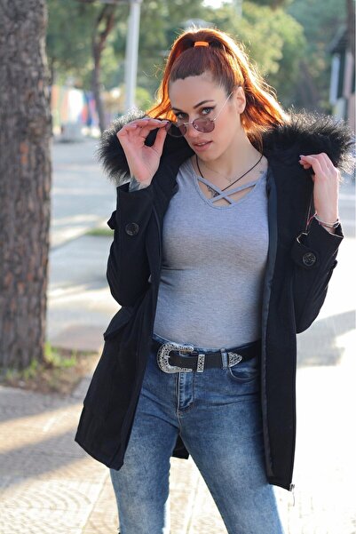 Barbora Palton casual de iarnă din cașmir pentru femei