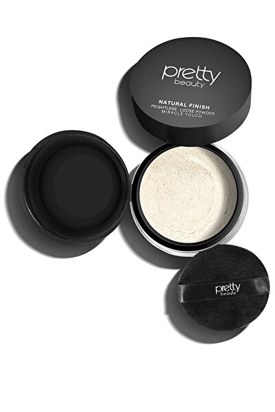 Pretty Beauty Natural Finish Loose Powder & Hafif Yapılı Transparan Toz Pudra...