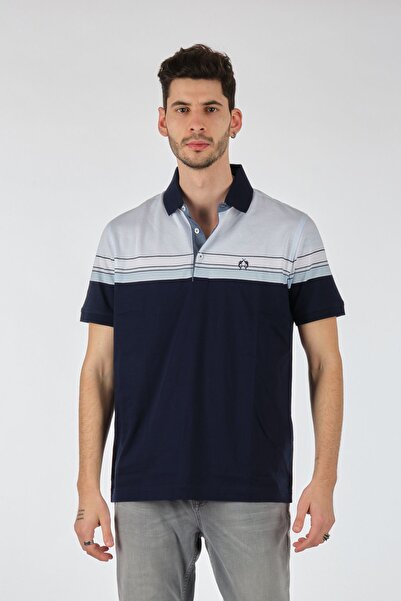 Campione Claudio Мінімалістична футболка з коротким рукавом і поло-комірцем д...