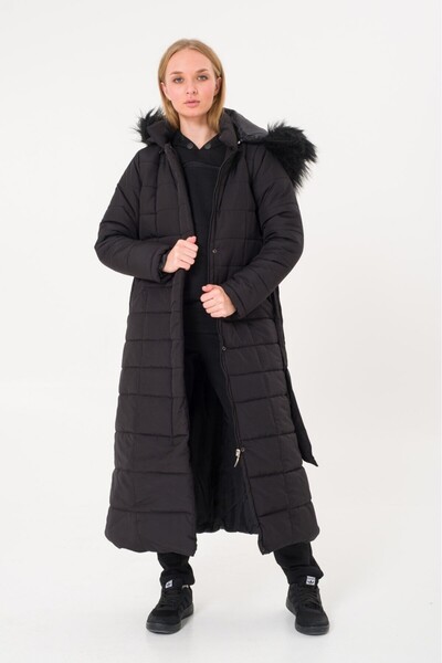 Barbora Günlük Kışlık Tam Boy Şişme Kadın Mont