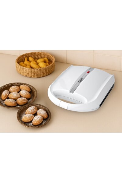 Zilan Nut preparation machine ZLN2809 WHITE, 24 halves, 1600W indicator light Non-stick plates