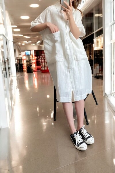 Barbora Günlük Cep Detaylı Şık Elbise