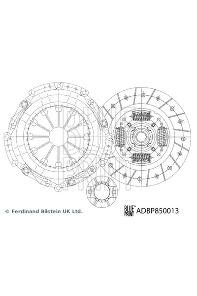 BLUE PRİNT Set Ambreiaj Hyundai I20 1 Kia Rio 3