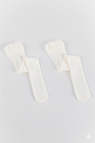 Smartness Katia And Bony Bebek Çocuk İnce Külotlu Çorap Ekru 2’li