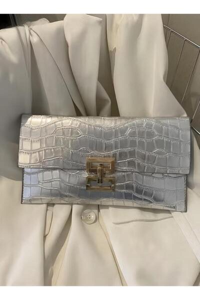 Generic Shiny Glitter Evening Clutch Envelope Handbag Evening Bag Purse Bag for Wedding Formal Cocktail