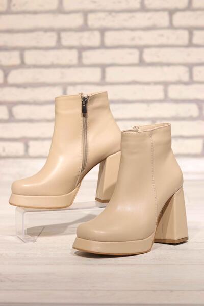 DERİ KABUSU High Sole Platform Women's Boots 757