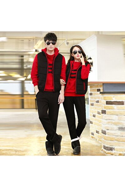 1tarz Günlük Kışlık Sevgili Eşofman Tekli Kadın Takım