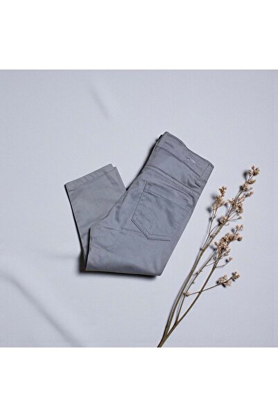 RİNDO KİDS Classic Cut Slim Gabardine Pants Gray