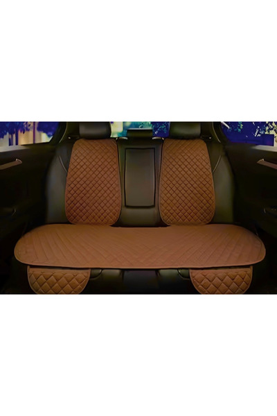 rebols Set de perne pentru scaune auto din păr de căprioară compatibil cu Dacia LOGAN - Husă de protecție (SET COMPLET FAȚĂ-SPATE)