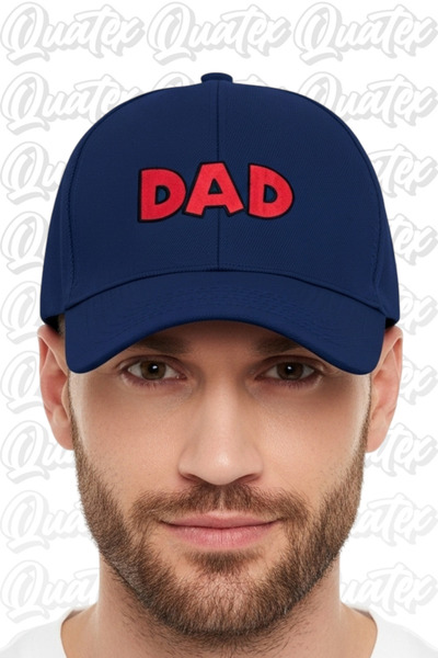 QUATEX Капелюх з вишивкою – темно-синій, 100% бавовна, габардин, унісекс