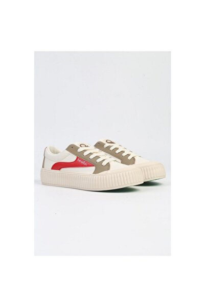 Benetton Pantofi de damă cu platformă bej Bnı-10105