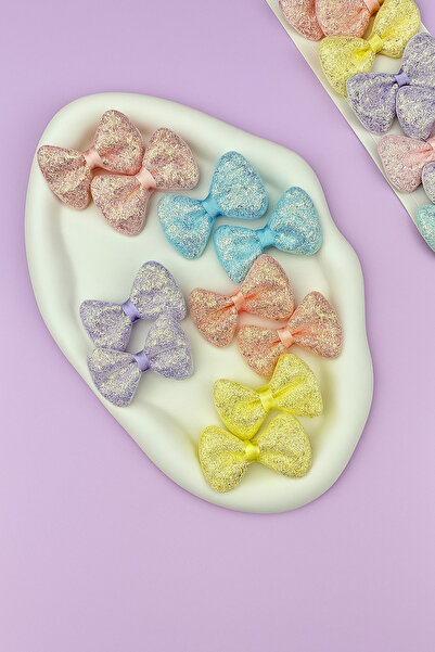 Toka Sepetim Pullu Fiyonk Pens Toka 5 Çift