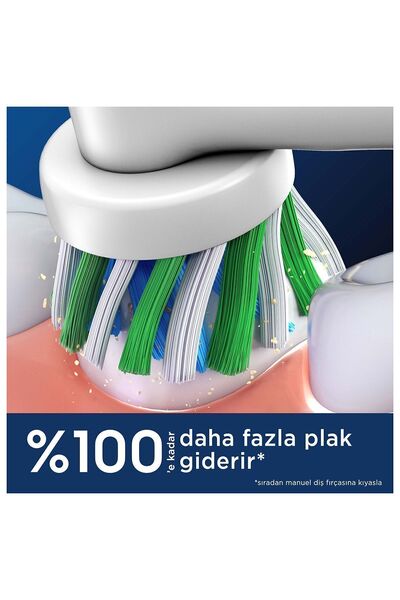 Oral-B Pro Cross Action X-filament Şarjlı Diş Fırçası Yedek Başlığı 4 Adet