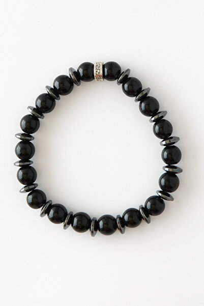 Black Bracelet Onyx Stone Bracelet Charm Bracelet Onyx Bracelet Black