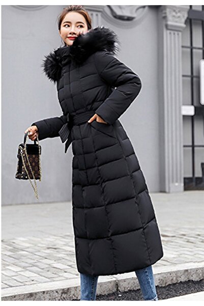 Toridas Winter Long Sheepskin Hooded Women's down Jacket