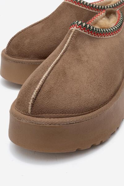 CCWAY AYAKKABI Κοντές μίνι μπότες με ψηλή σόλα DARK VISON