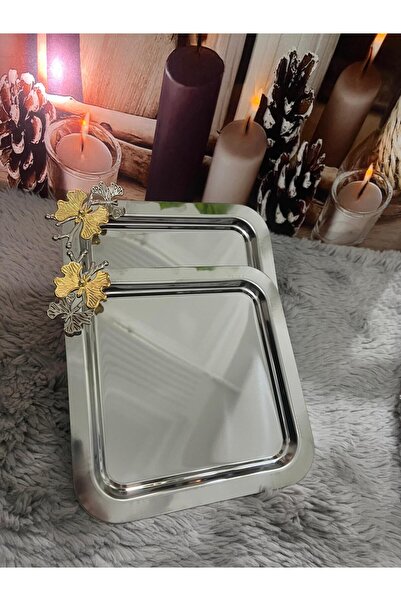 The fabrication 2-Piece Stainless Steel Square Model Hobistan Luxury Presenta...