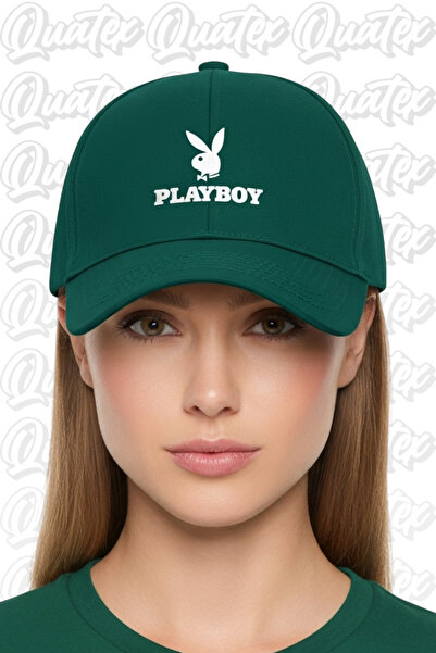 QUATEX Κέντημα Playboy – Πράσινο 100% βαμβακερό μοντέλο Unisex Gabardine