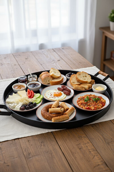 EVSTYLE Metal Vvillage Tray 51 Cm