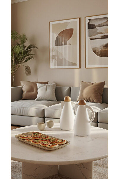 Generic Luxury Thermos Set – Modern Design and Perfect Thermal Insulation, 1+1 Liter Capacity