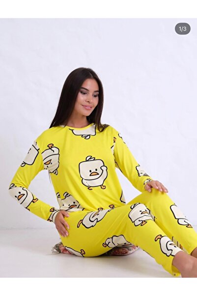 Hepyek Cotton Long Sleeve Pajama Set