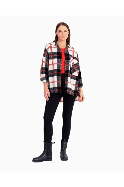 SEÇİL Lumberjack Shirt Plaid Patterned Oversize Pocket Detailed Qks Casual Shirt221201039#22-12#