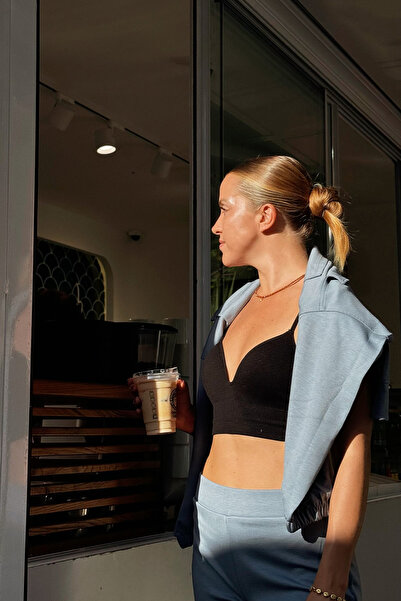 Le'sluette shadow of style Women's Pocket Detailed Soft Touch Top and Bottom Set