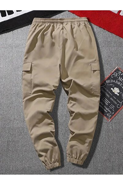 SERAZAT Cargo Pocket Pack Trousers Cotton Stretch Fabric Stretchy Cargo Pants