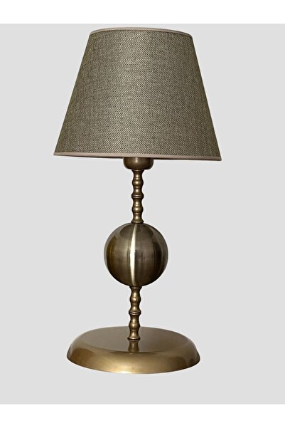 asellus Stylish Metal Globe Detailed Lampshade - Decorative Table Lamp for Living Spaces, Bedroom and Office