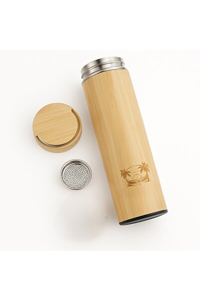 OGS Pure Food Grade Safe Healthy Jar - Bpa Free - 500 ml - Wood Color with Si...