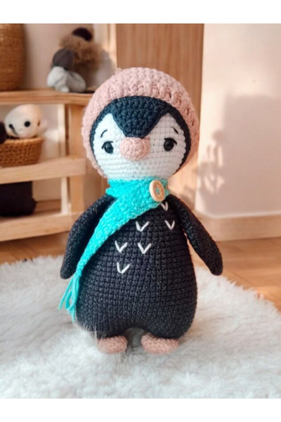 SR HOBİ Amigurumi Penguen Oyun Arkadaşı