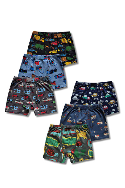 GizaKids 95% Cotton Boys Boxer Briefs Underwear Set of 6